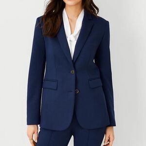 Ann Taylor - The Notched Two Button Blazer in Double Knit